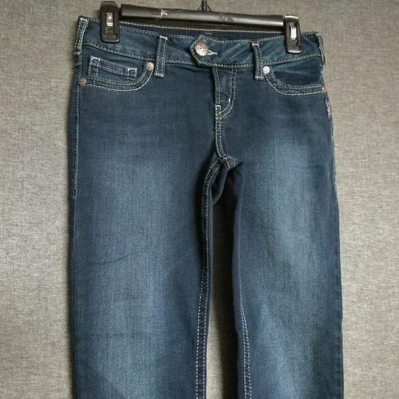 Silver Jeans Tuesday Low Capri Super Stretch - Picture 6 of 7